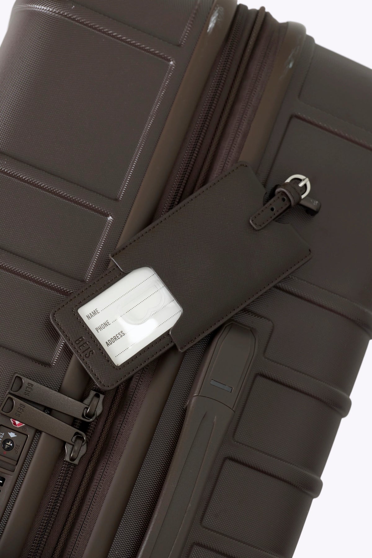 The Luggage Tag in Espresso