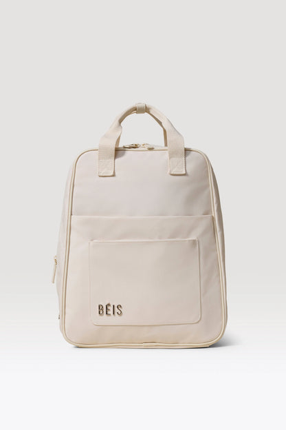 The Expandable Backpack in Beige