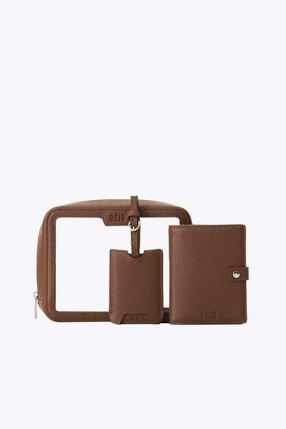The Passport & Luggage Tag Set in Maple